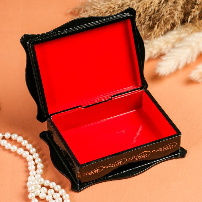 Шкатулка для украшений «Сказки», 12×16 см, лаковая миниатюра, МИКС