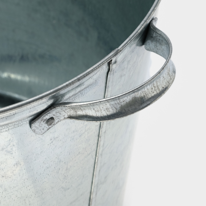 Бак для белья оцинкованный, 32 л, без решётки, ГОСТ