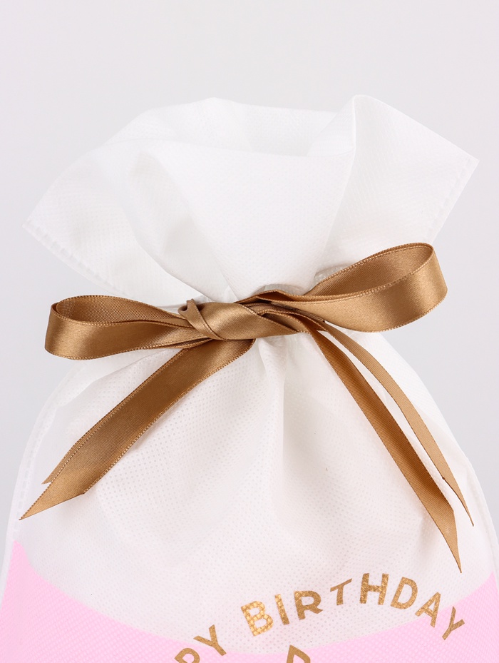 Мешок подарочный «С днём рождения», для украшений и подарков, 24×36 см, набор 5 шт.