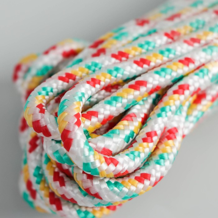 Шнур высокопрочный Доляна, d=6 мм, 10 м, МИКС