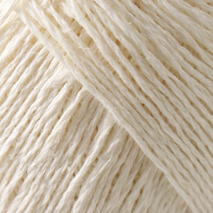Пряжа для вязания спицами, крючком «Камтекс. Лён», 100% лён, 330 м/100 г, (205 белый)