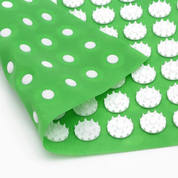 Аппликатор Кузнецова комплект, 144 колючки, спантекс, зелёный, 260×560 мм + валик 140×230