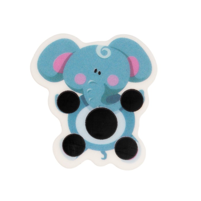 Детский термометр-наклейка налобный, градусник для новорожденных «Слоненок», до 40°, 4.5×3 см