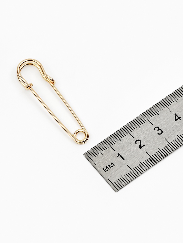 Булавка 4.5×1.2 см (набор 5 шт.), СМ-208-3, цвет золото