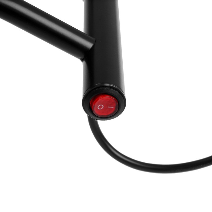 Полотенцесушитель электрический ТЕРА «Виктория», 400×600 мм, черный