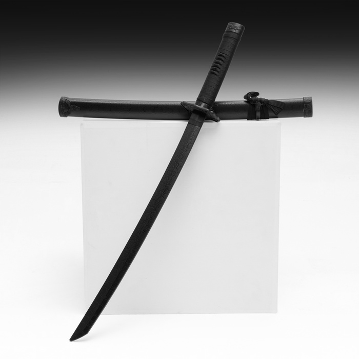 Макет оружия «Сувенирная катана. Куро», 72 см, клинок 51 см; 7 мм