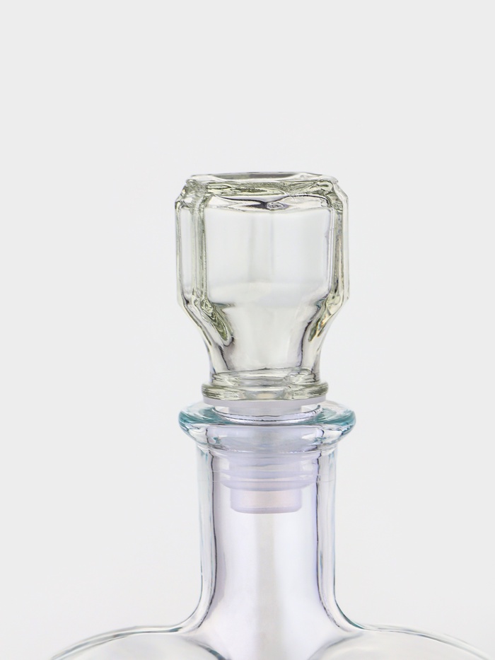 Ваза - бутылка декоративная «Сердце», для песочной церемонии, 12.5×6.5×19 см, 500 мл