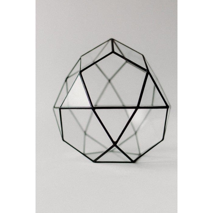 Флорариум «Смарт - 2», стекло, швы чёрные