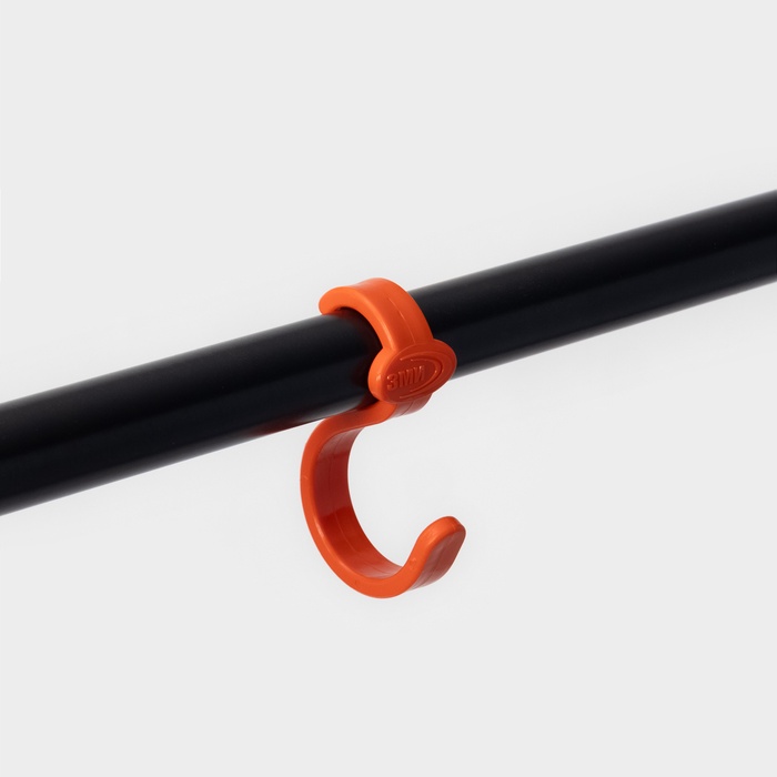 Вешалка - стойка для одежды «Радуга», 89.2×39×152 см, чёрная