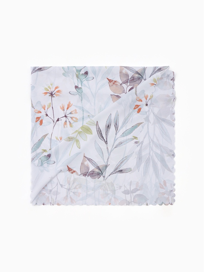 Скатерть «Доляна. Акварельные листья», 145×110 см