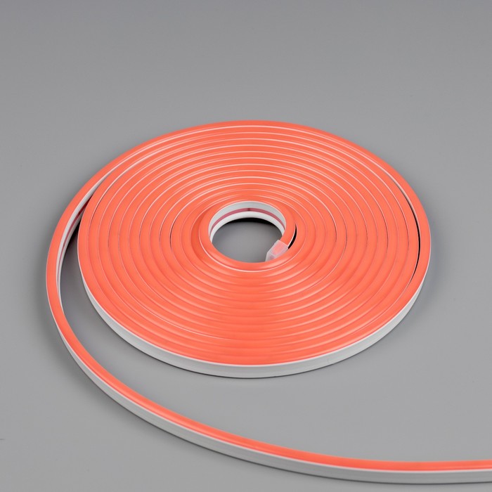 Гибкий неон Luazon Lighting 6×12 мм, IP65, 10 м, SMD2835, 120 LED/м, 12 В, свечение розовое