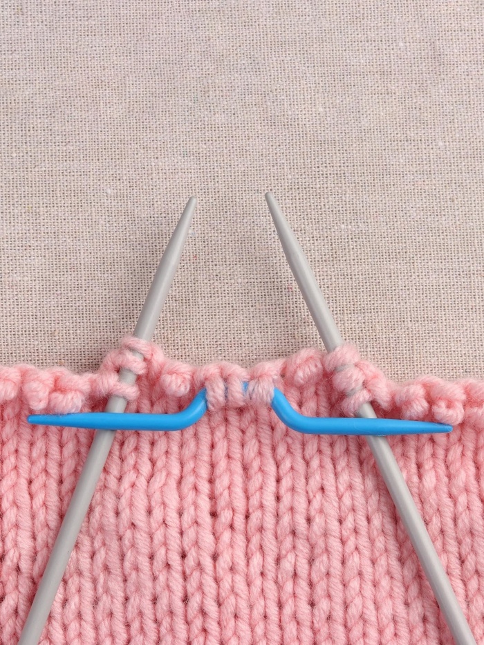 Набор вспомогательных спиц для вязания, d=3/4/5 мм, 3 шт., МИКС