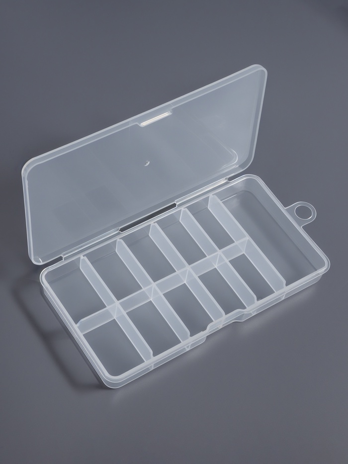 Органайзер для хранения мелочей, с подвесом, 11 ячеек, 14.5×8×1.7 см, прозрачный