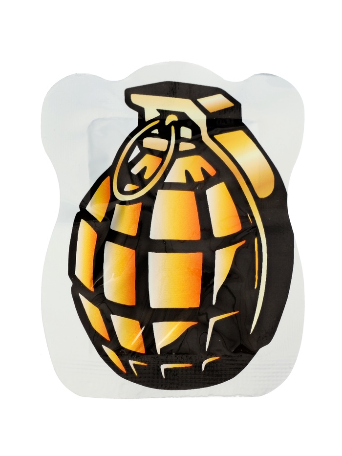 Прикол бомбочка «Граната», 9.5×7×1 см, цвета МИКС