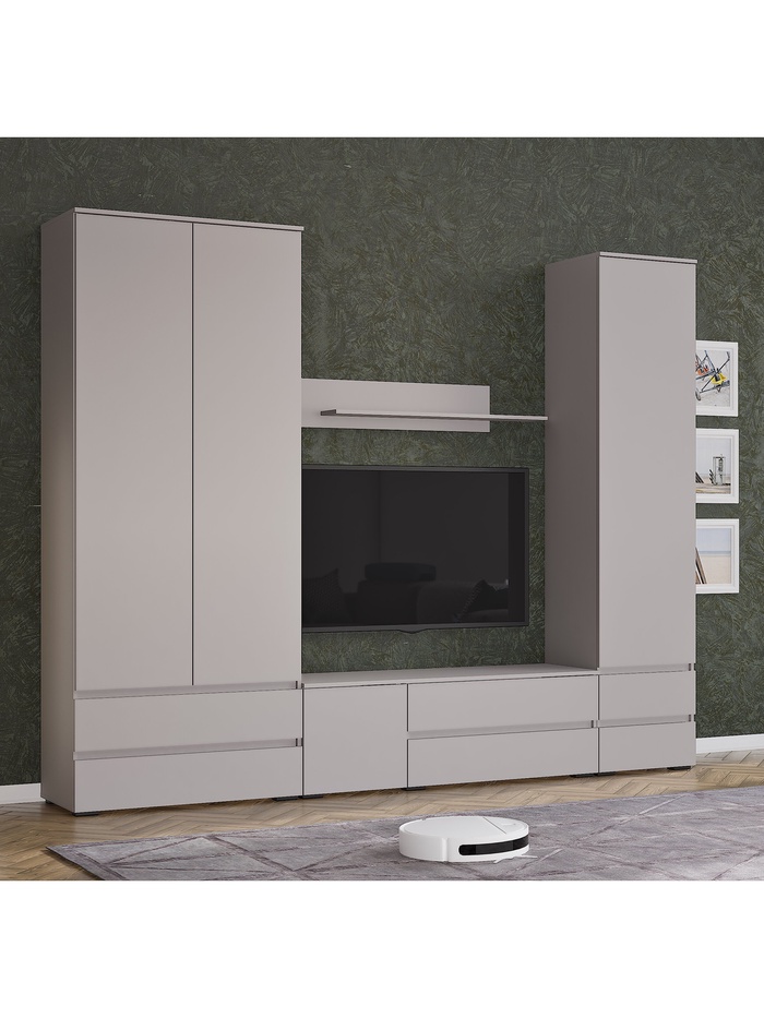 Гостиная «Лора», 2750×2200×440 мм, цвет кашемир