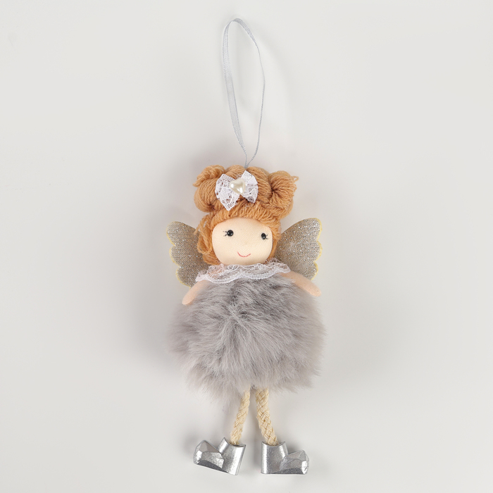 Ёлочное украшение кукла «Фея», с бантиком