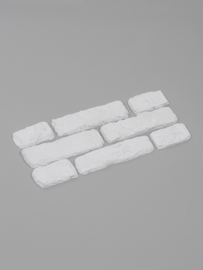 Гипсовая плитка «Венеция +», цвет белый, 1 м²