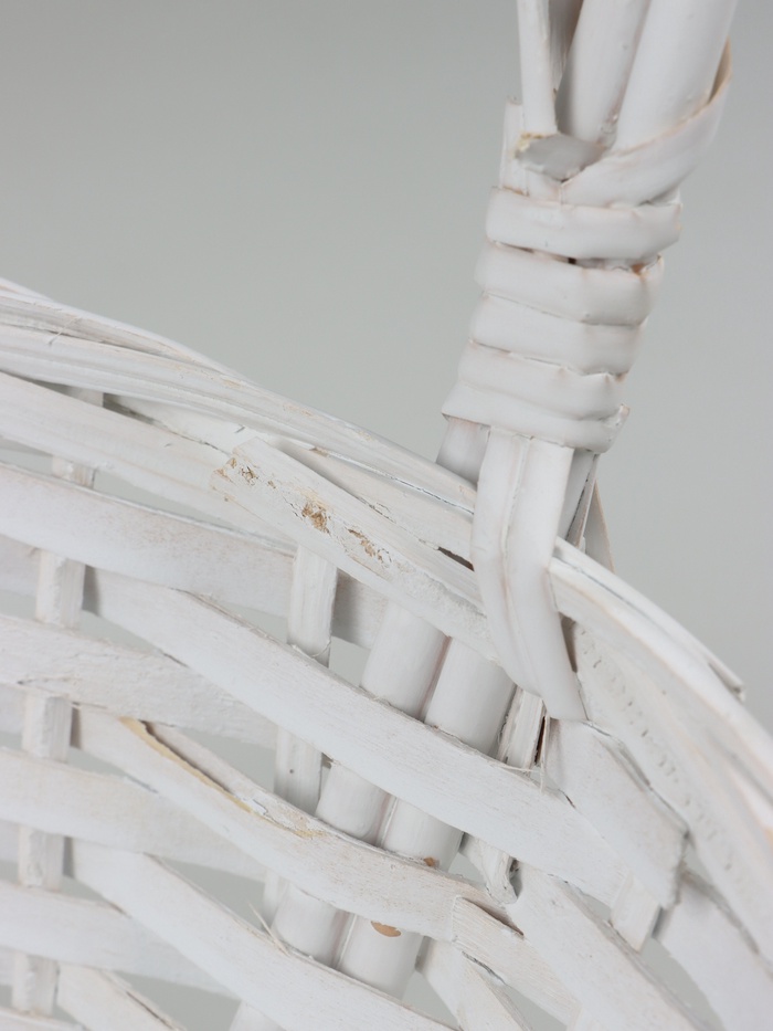 Корзина плетёная Diamond, ива, белый