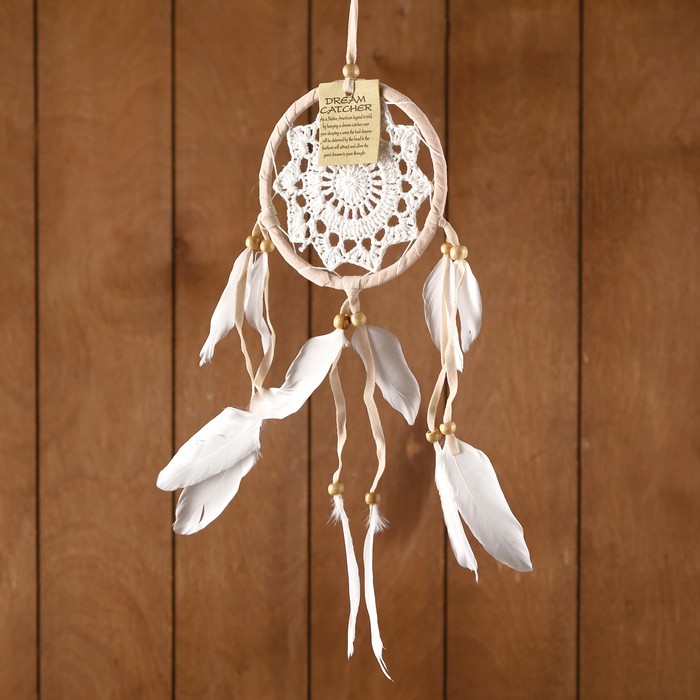 Ловец снов «Восхищение», 12×0.5×40 см, бежевый