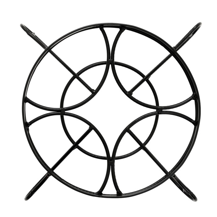 Подставка под тандыр, d=37 см, максимальная нагрузка 200 кг, металл, чёрная, форма МИКС