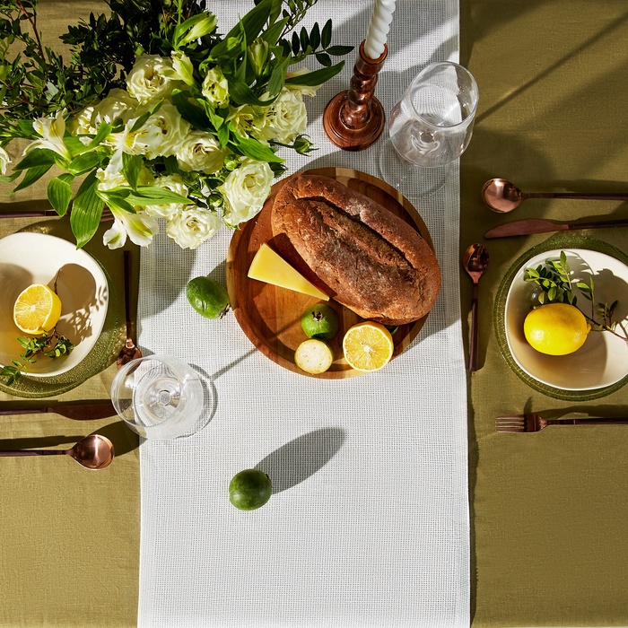 Дорожка SL HOME Facile, 40×142±3 см, лён 100%, 210 г/м²