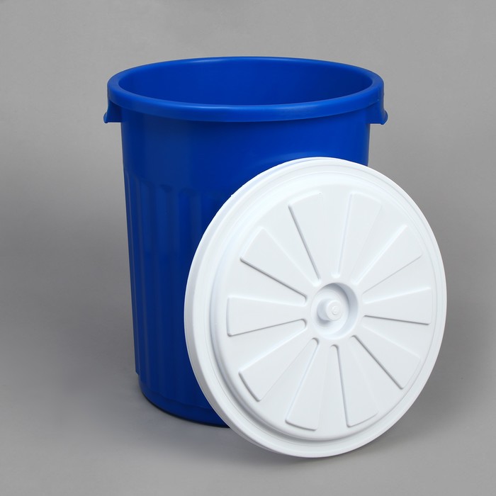 Бак пищевой, 35 л, пластиковый, с крышкой, МИКС