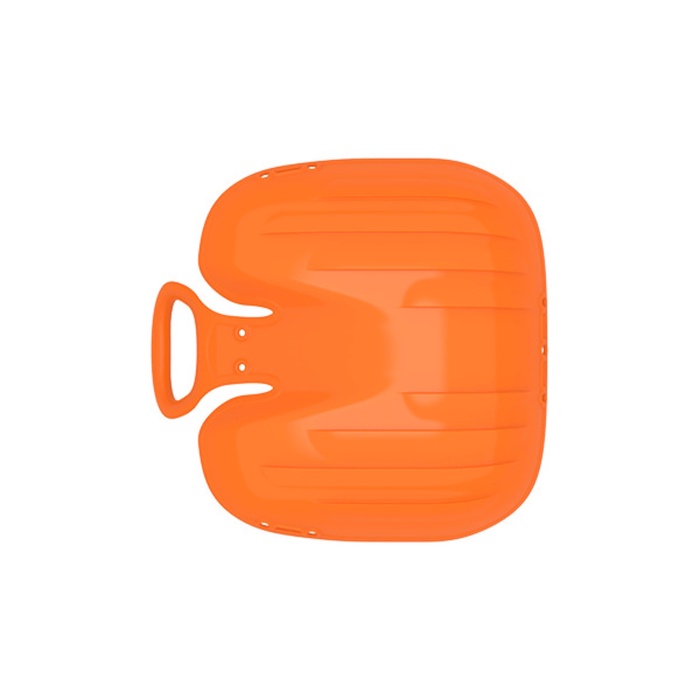 Санки-ледянки с мягкой сидушкой «Вираж», оранжевые, 39×37 см