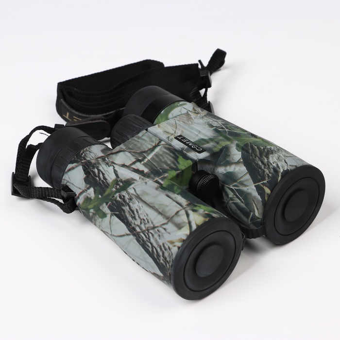 Бинокль «Охотник», 8×42, с чехлом, зелёный