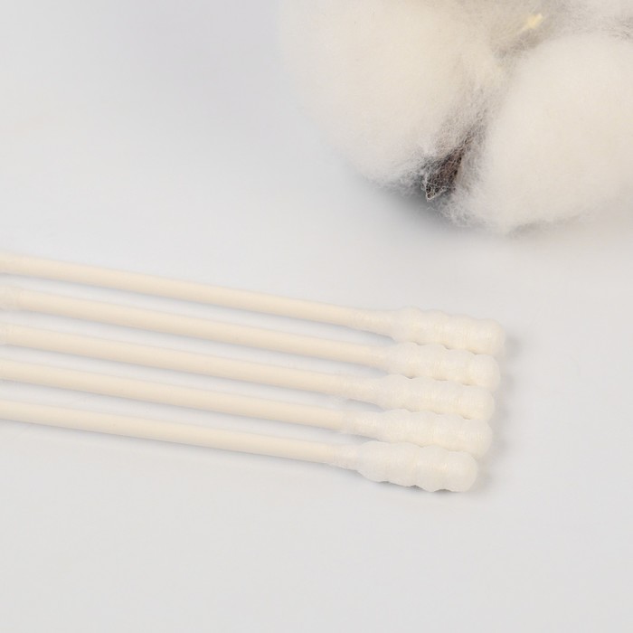 Ватные палочки в тубе 100 шт., наконечник - спираль, классика, хлопок/бумага(стик)