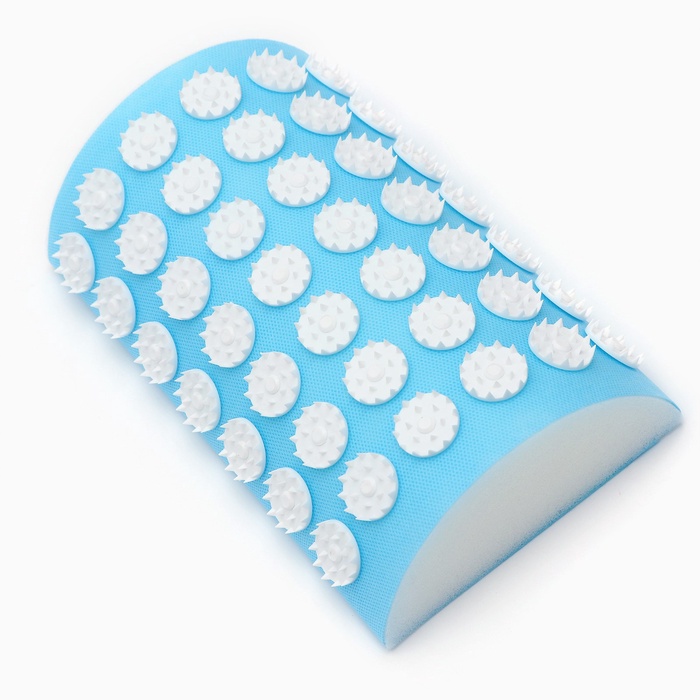 Аппликатор Кузнецова комплект, 144 колючки, спантекс, голубой, 260×560 мм + валик 140×230