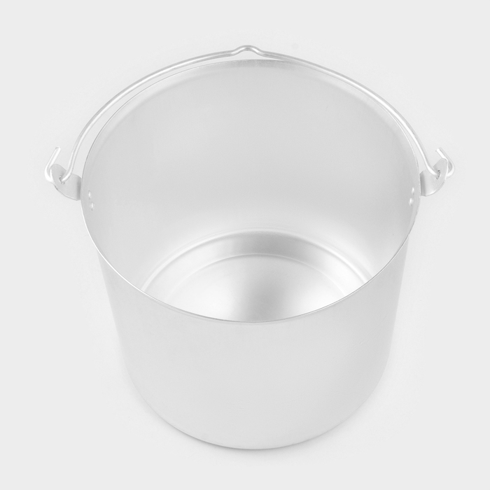 Ведро с крышкой, 10 л, h=21.5 см, d=26 см, алюминий