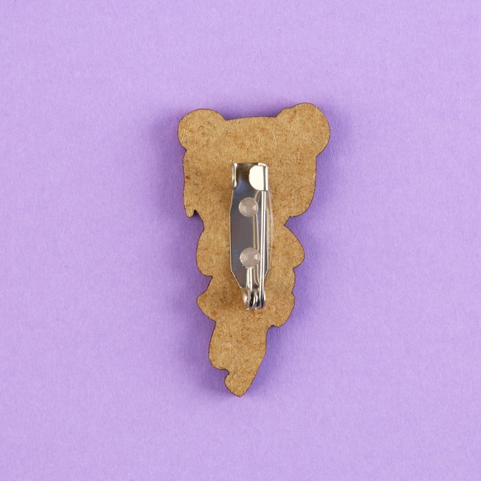 Значок деревянный «Милашка», аниме, 2×3.7 см