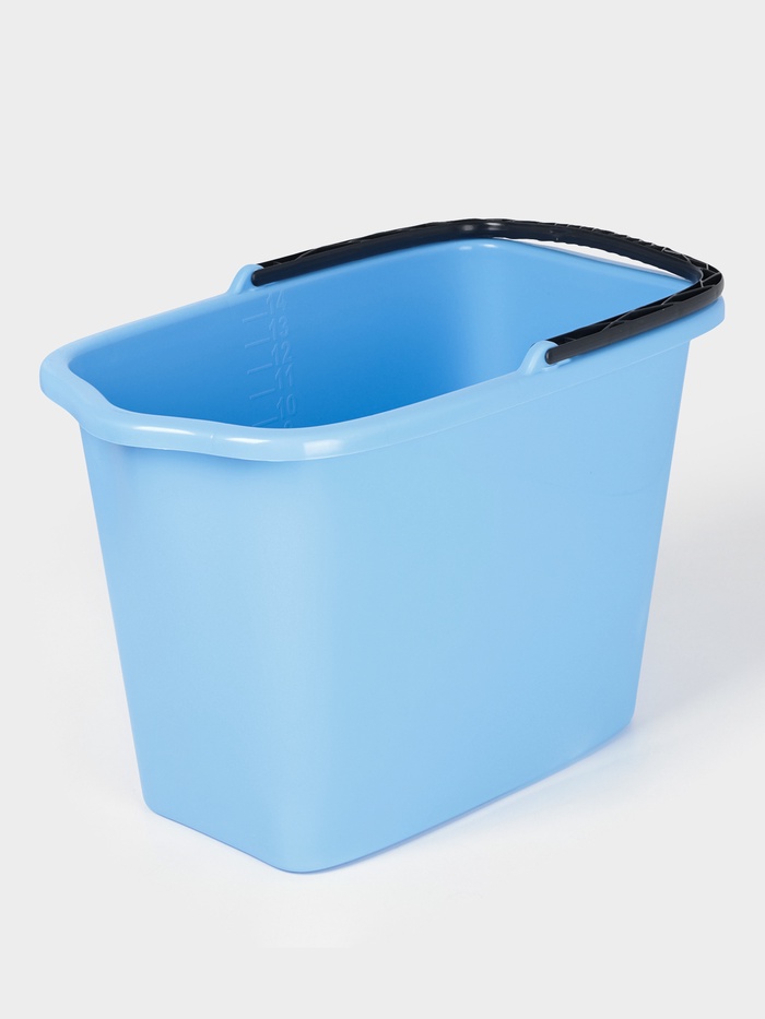 Ведро прямоугольное МОП, 15 л, со сливом и отжимом, МИКС