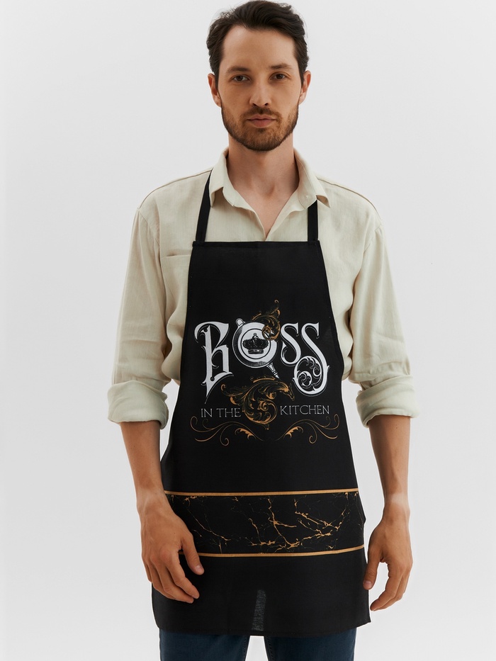 Фартук «Доляна» Boss, 70×60 см, 100% хлопок, 160 г/м²