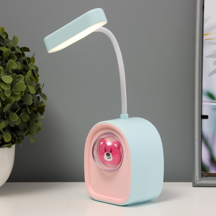 Ночник «Кидс» LED 3 Вт USB АКБ бело-голубой 7.5×5.3×20.5 см