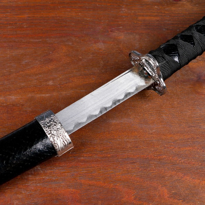 Макет оружия «Сувенирные катаны на подставке 3в1. Рептилия», подарочный набор, ножны кожзам, 47 см; 70 см; 89 см