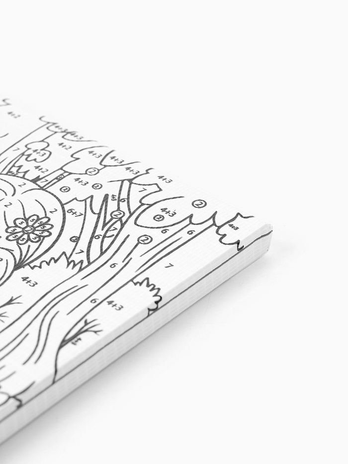 Картина по номерам «Волшебный лес феи», 21×15 см