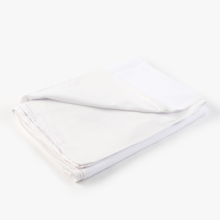 Наматрасник (мулетон), 60×140 см, махра, белый