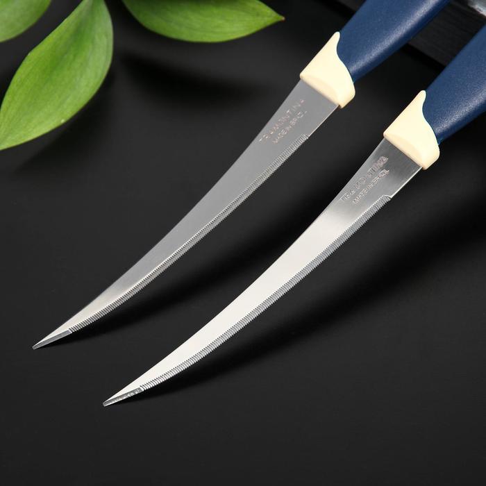 Набор кухонных ножей для помидоров TRAMONTINA Multicolor, 2 шт., лезвие 12.7 см