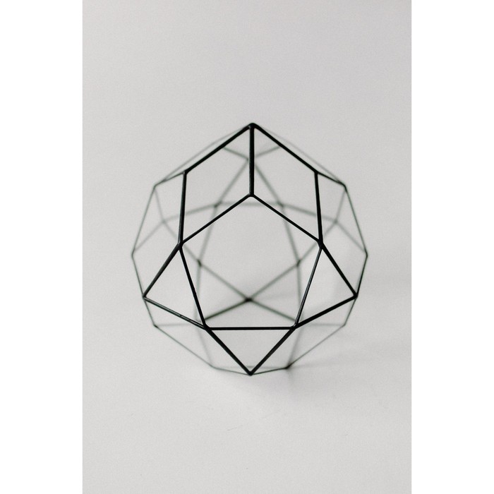 Флорариум «Смарт - 2», стекло, швы чёрные