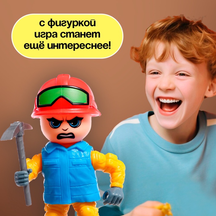 Фигурка - игрушка для мальчика «Строитель», МИКС