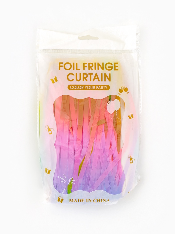 Занавес дождик для фотозоны 1×2 м., макарун