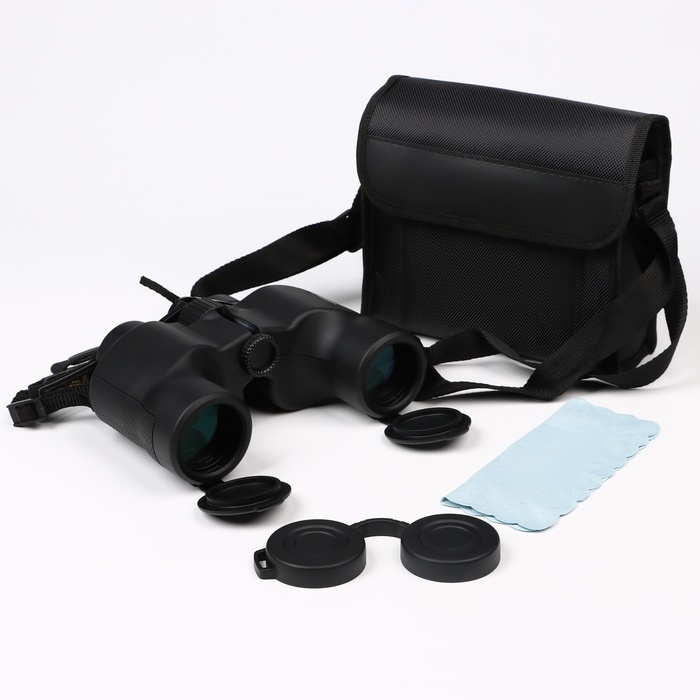 Бинокль «Импакт», 8×40, водонепроницаемый, с чехлом, чёрный