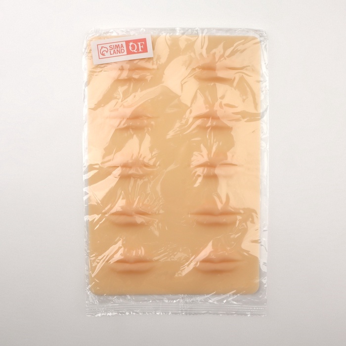 Искусственная кожа для тату и татуажа губ, 24.5×15 см, бежевая