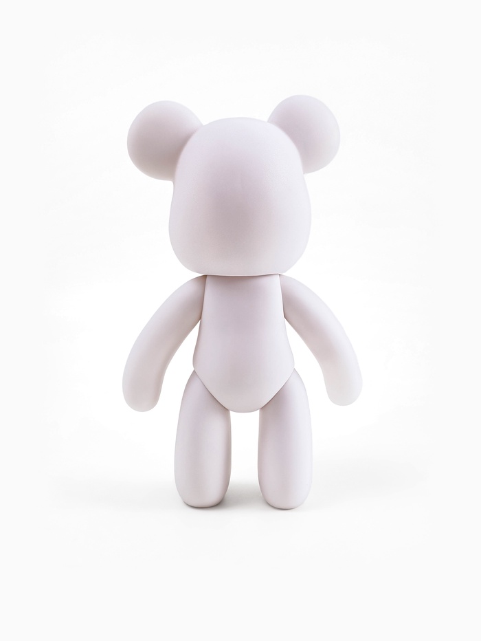 Алмазная мозаика на фигурке с полным заполнением «Медведь с сердечками»