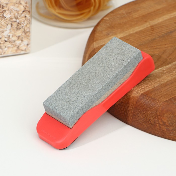 Точильный камень Доляна «Стоун», 14.7 см, МИКС