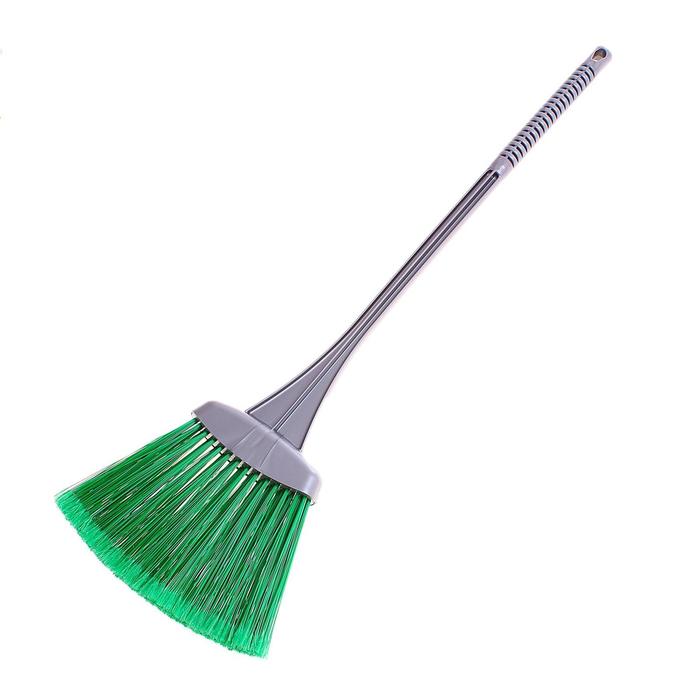 Метла жёсткая Альтернатива «Удобная», с черенком, пластик, 74×14×4 см, МИКС