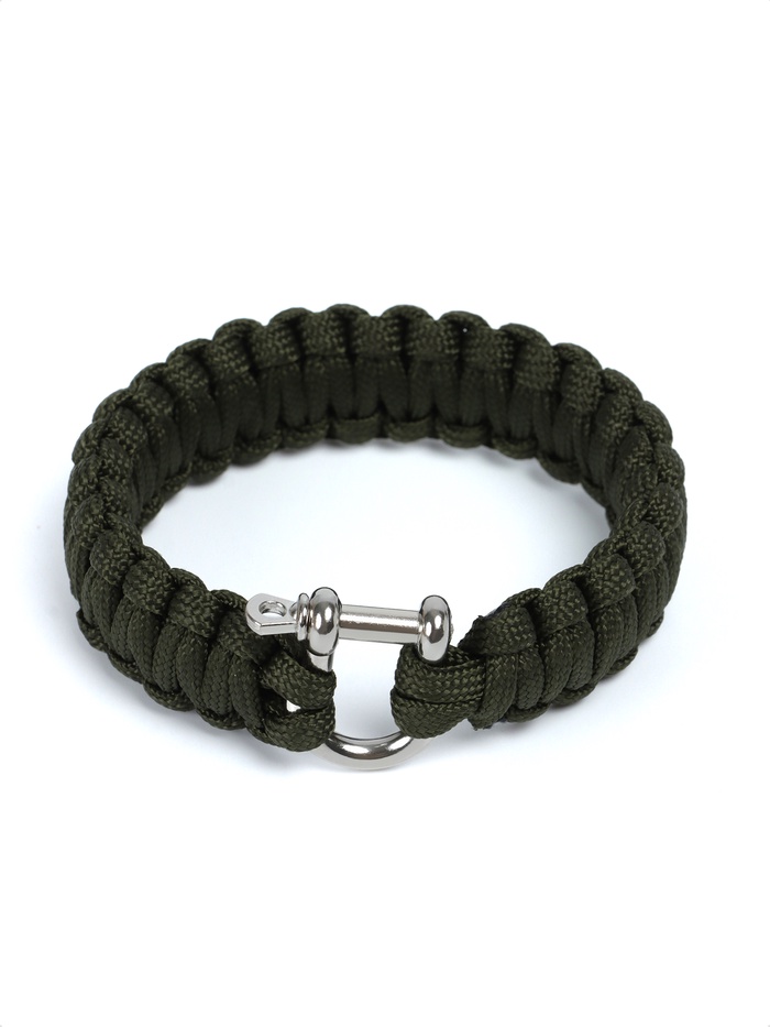 Браслет из паракорда, 25 см, цвет олива