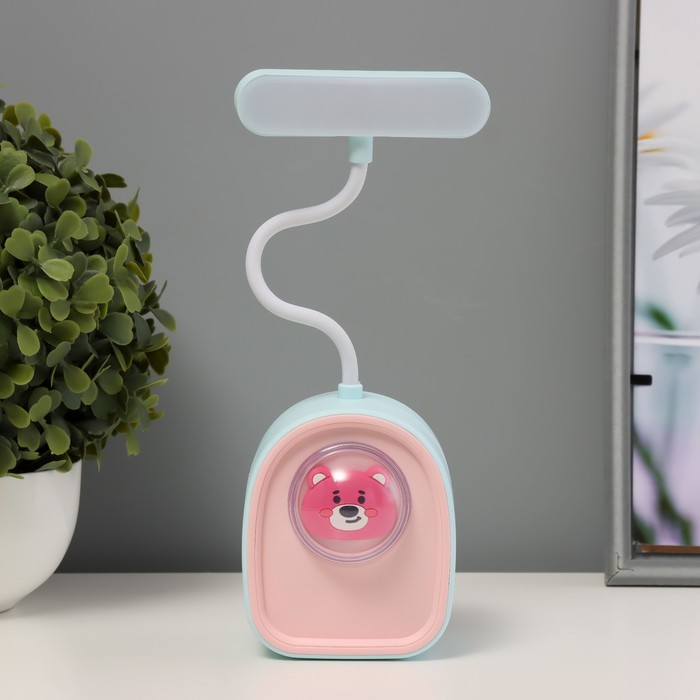 Ночник «Кидс» LED 3 Вт USB АКБ бело-голубой 7.5×5.3×20.5 см