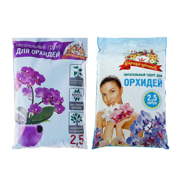 Грунт «Царица Цветов» для орхидей, 2.5 л.